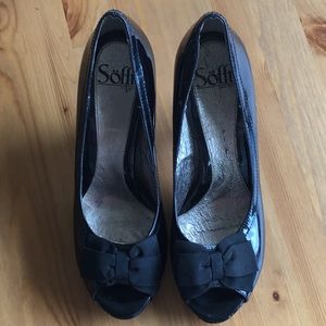 black patent leather high heels 🖤